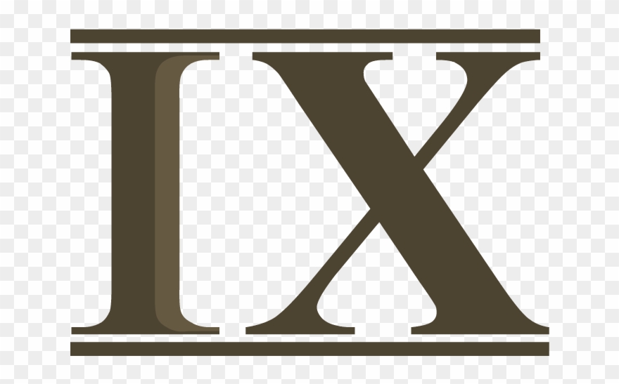 Roman Numerals - Representation Of An Isotope Clipart