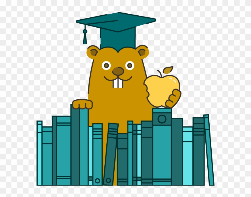 From Classroom To Computer - Cartoon Clipart