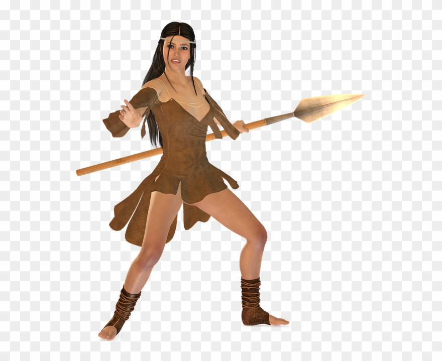 Woman, Warrior, Tube, Beauty, Elegant, Determined - Woman Warrior Clipart Png Transparent Png