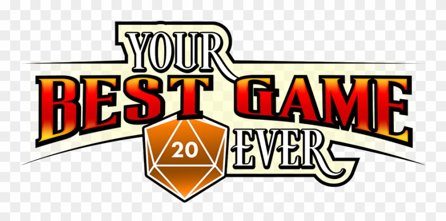 The Your Best Game Ever Logo In Red And Orange Tones Clipart