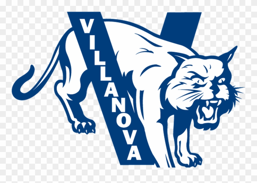 Who's Your Favorite Villanova Basketball Player - Wildcats Villanova University Unique Logo Glass Stein Clipart