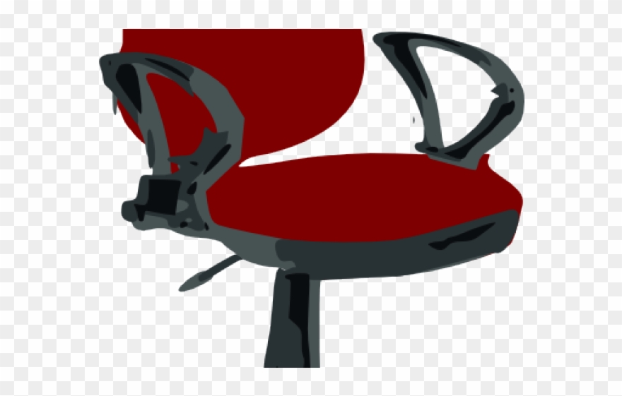 Armchair Clipart Empty Desk - Png Download