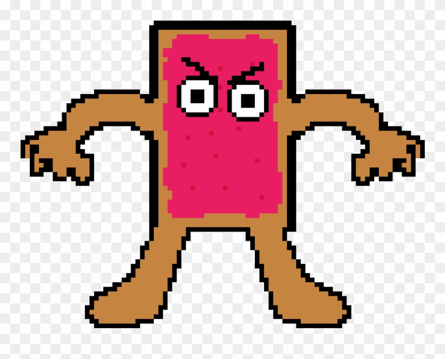 Poptart Man - Dancing Pencil Clipart