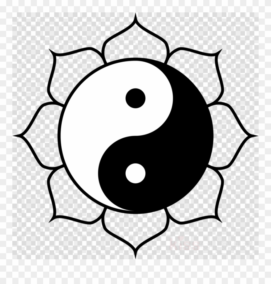 Download Yin Yang Lotus Clipart Buddhism Yin And Yang - Tai Chi And Meditation Centre Logo - Png Download