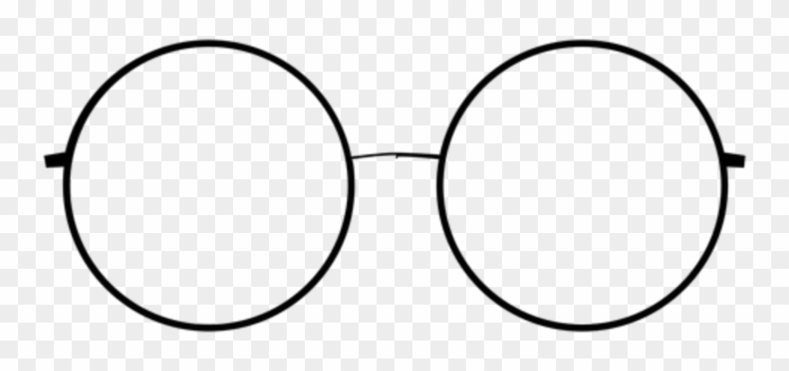 Oculos Harrypotter Aesthetic Edit Kpop Grunge - Picsart Photo Studio Clipart
