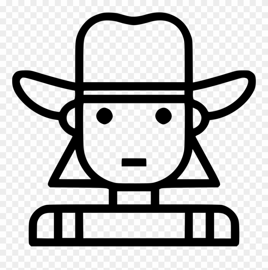 Cowgirl Clipart Svg - Icon Cowgirl Png Transparent Png