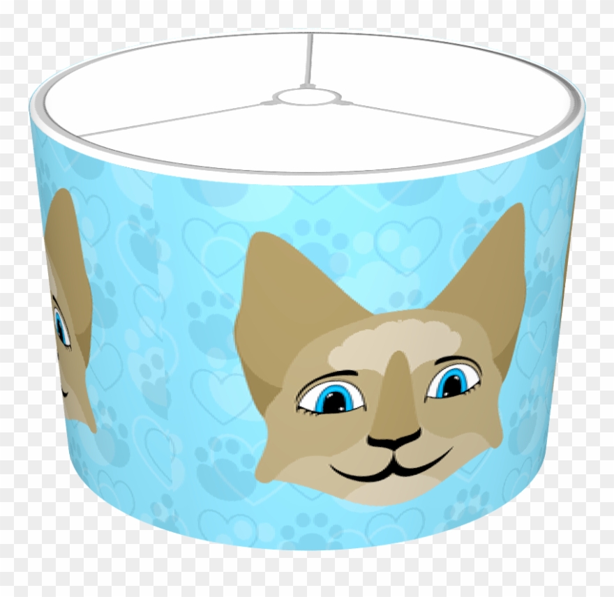 Anime Cat Face With Blue Eyes Clipart