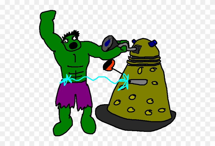 Hulk Vs Dalek Clipart