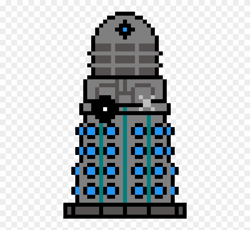Dalek Ship - Dalek Pixel Art Clipart