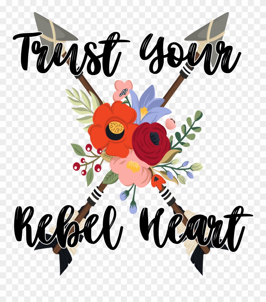 Boho Printed Transfers - Boho-chic Clipart