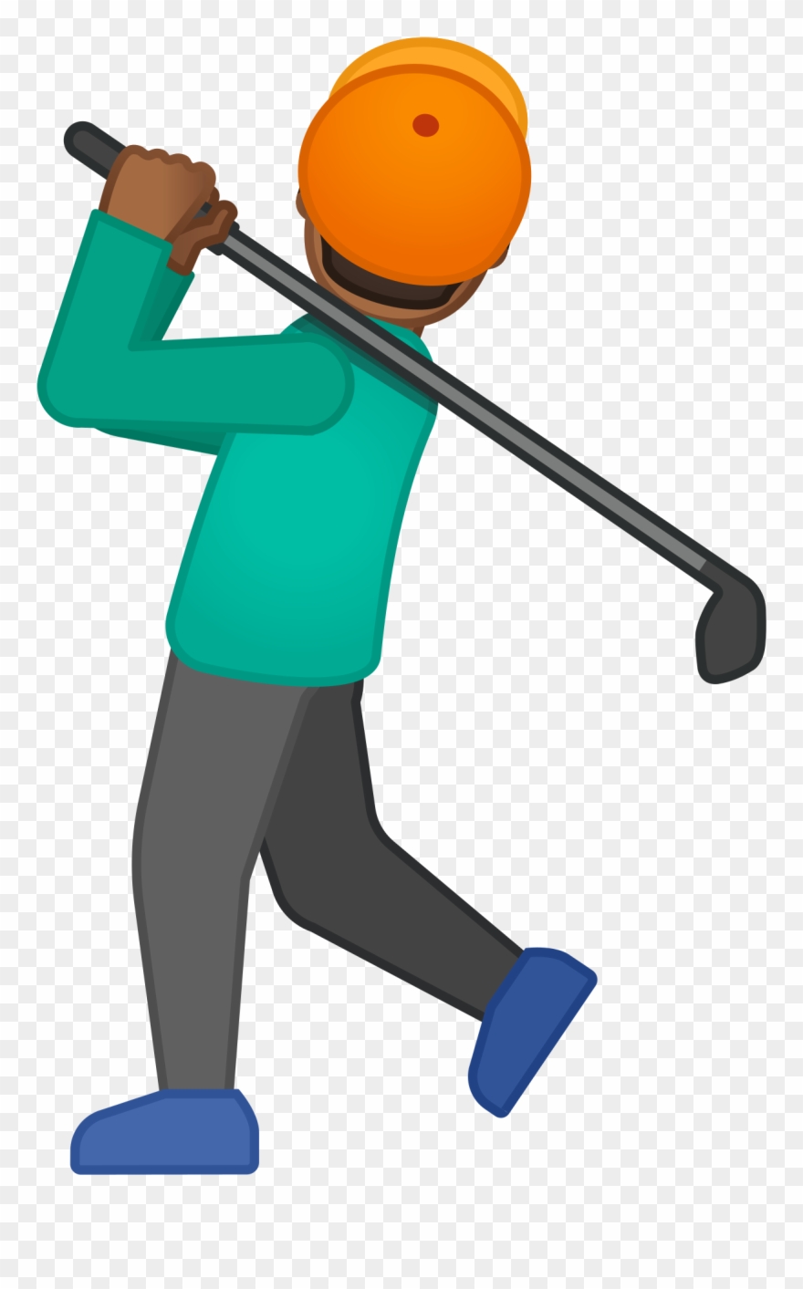 Open - Emoji Golf Clipart