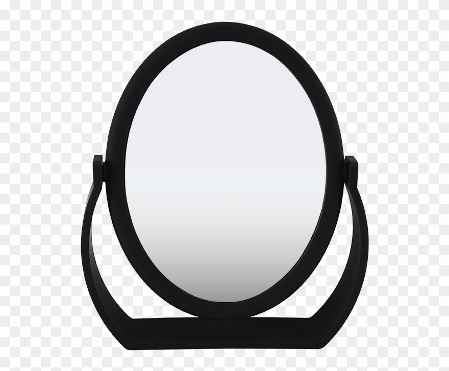 Soft Touch Oval Standing Mirror 1x/7x - Circle Clipart