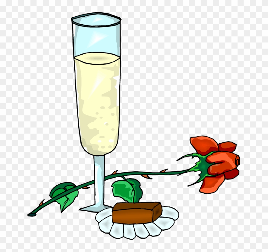 Hot Chocolate Clipart - Wine And Chocolate Clipart - Png Download