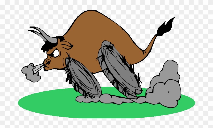 Cartoon Bull Running Gif Clipart