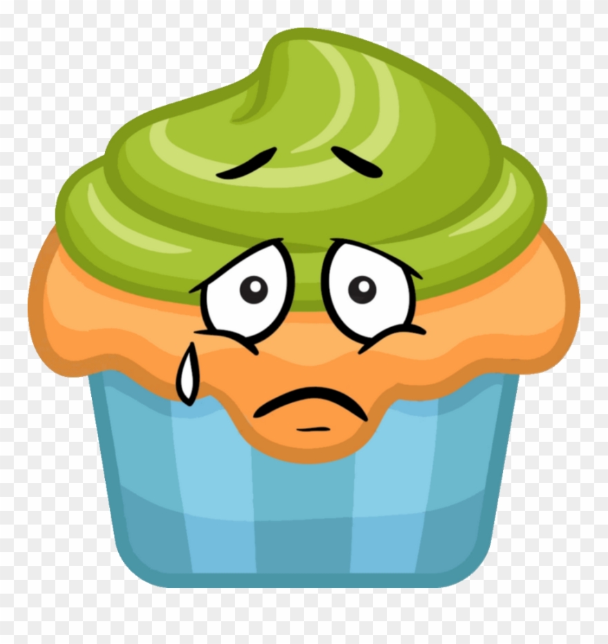Jpg Royalty Free Download Gu Dessert Cupcake Qui Pleure - Star With A Sad Face Clipart