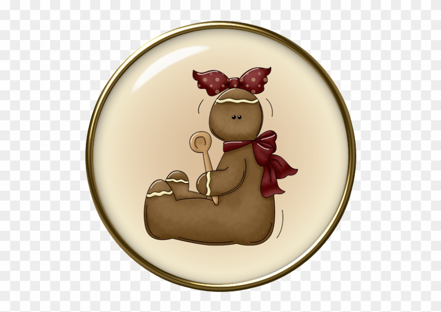 Christmas Clipart, Gingerbread Man, Views Album, Carmen - Art - Png Download