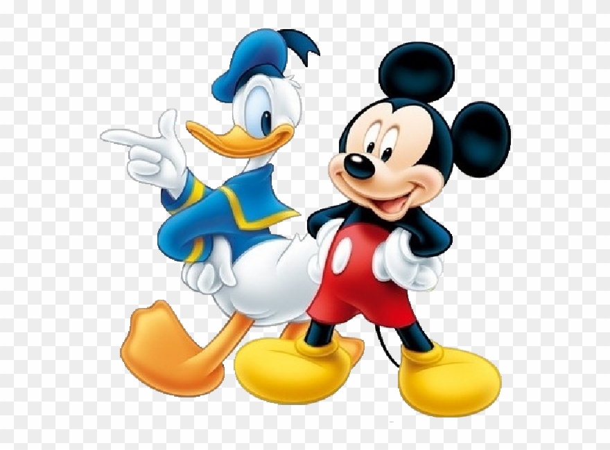Disney Face Characters - Mickey Mouse Y Donald Clipart