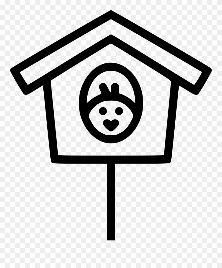 Birdhouse Nest Chicken Chickling Home Comments - Scalable Vector Graphics Clipart