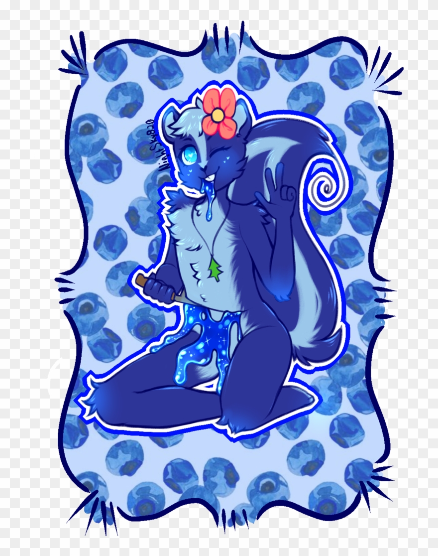 Blueberry Jam By Rafaelathecat1999 Blueberry Jam, Cranberry - Toothy Clipart