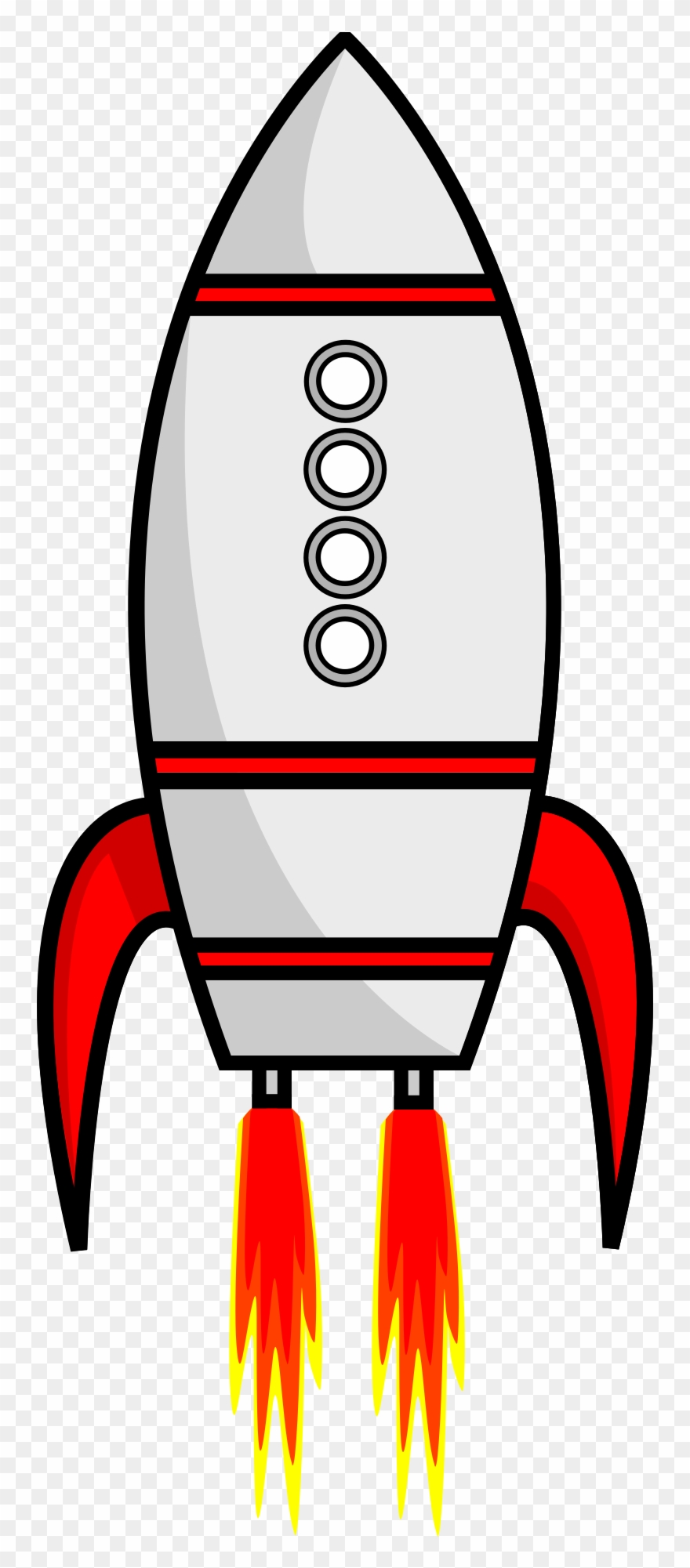 Rocket Vectot Png Transparent Image - Clipart Rocket