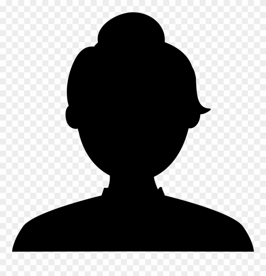 Png File - Silhueta Busto Clipart