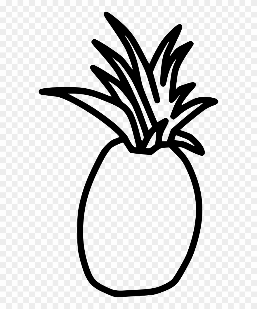 Pineapple Comments - Doodle Pineapple Png Clipart
