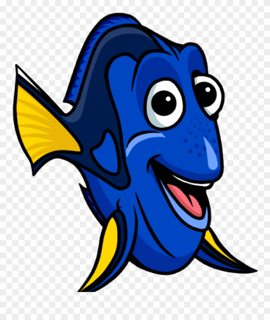 Dory Clipart Nemo And Dory Clipart At Getdrawings Free - Dory Fish Cartoon Png Transparent Png