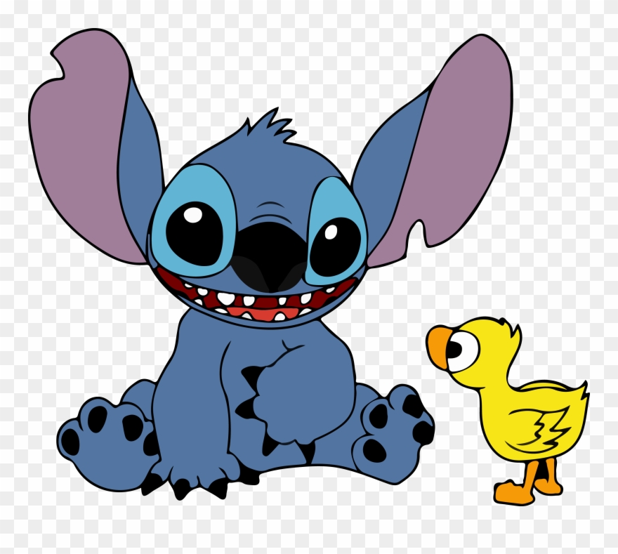 Stitch And Duck Vector By Flightfeatherstudio On Newgrounds - Stitch Disney Clipart