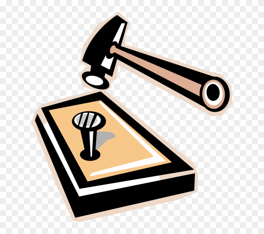 Hammer Hand Tool - Fastener Clipart