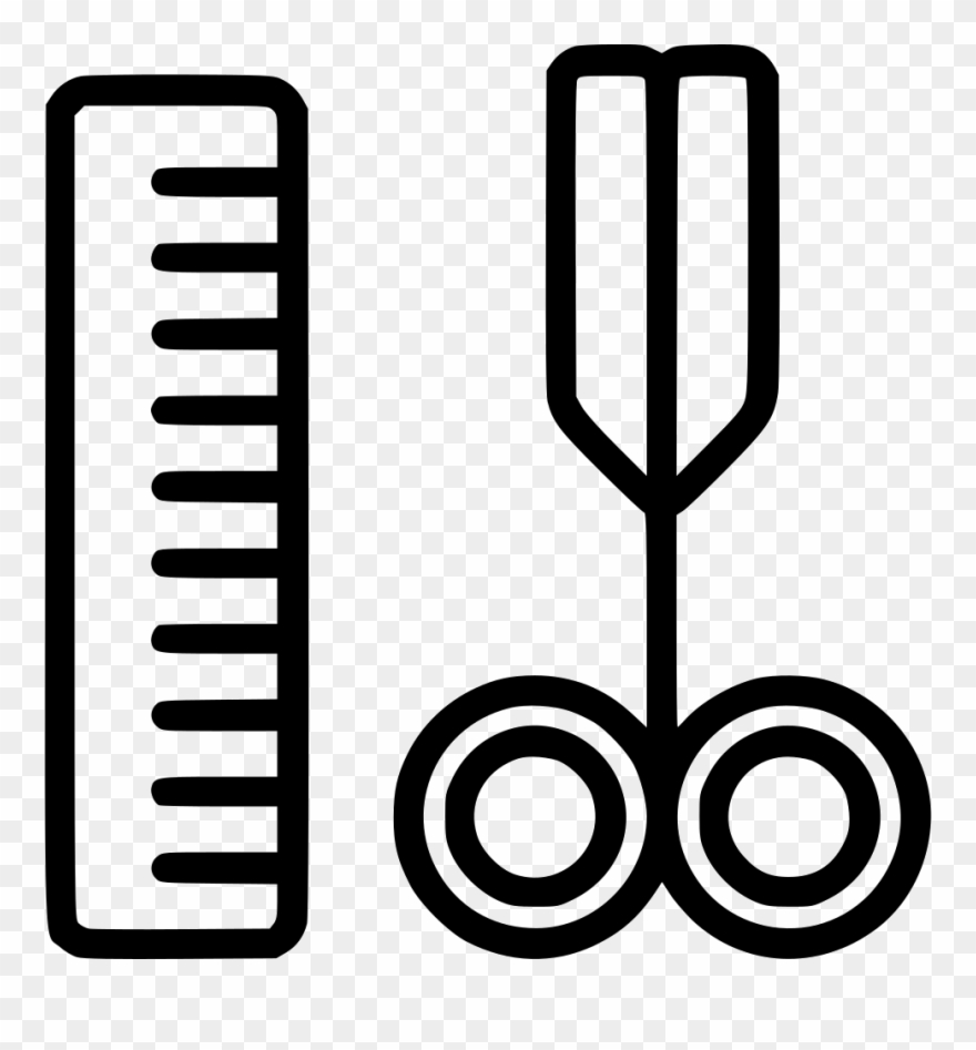 Scissors And Comb Comments Clipart