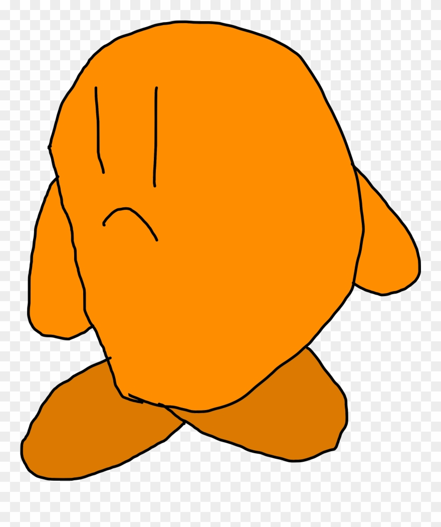 Orange Kirby Clipart