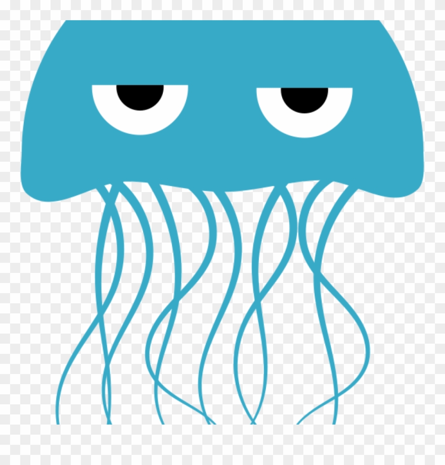 Clip Art Transparent Library Bird Hatenylo Com Angry - Blue Jellyfish Shower Curtain - Png Download