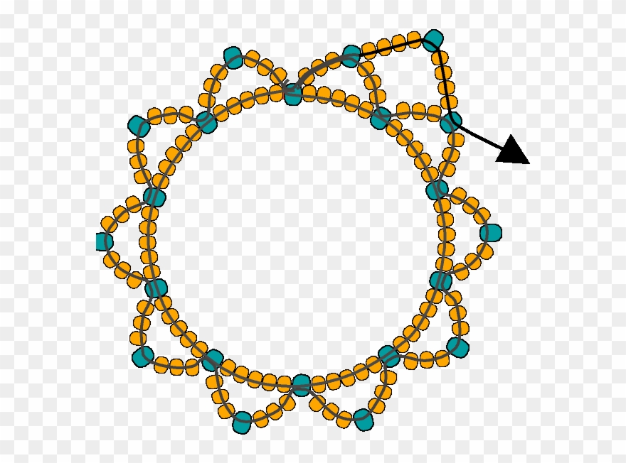 Netted Bezel - Bead Clipart