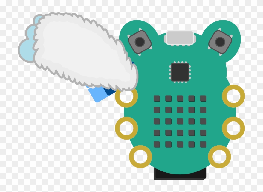 Attach The Arm To The Plastic Arm Connector On Your - Ucreate Codebug Programmable Wearable Computer Board Clipart