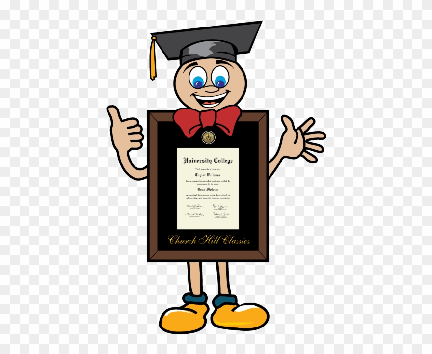 Diploma Clipart Graduation Certificate - Frankie The Diploma Frame - Png Download