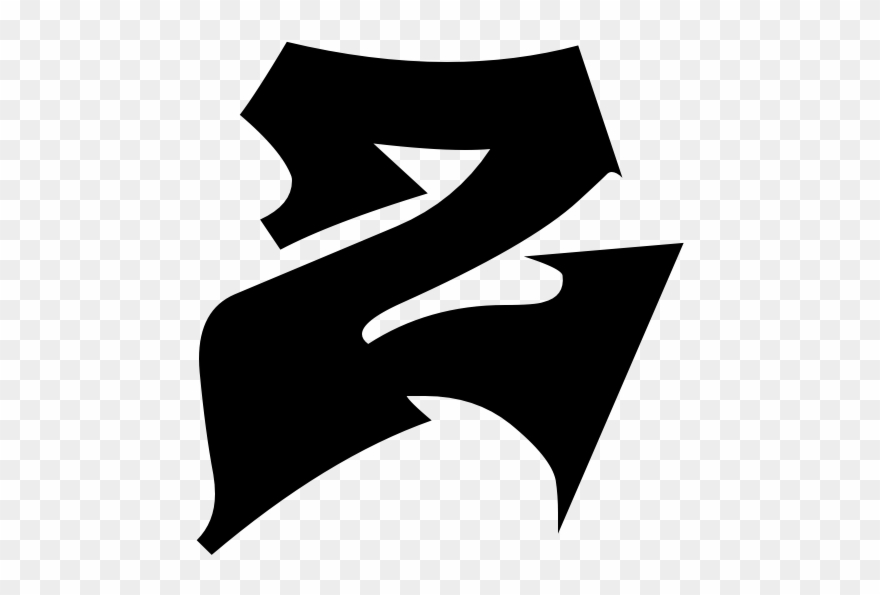 Z-min - - Graffiti Z Clipart