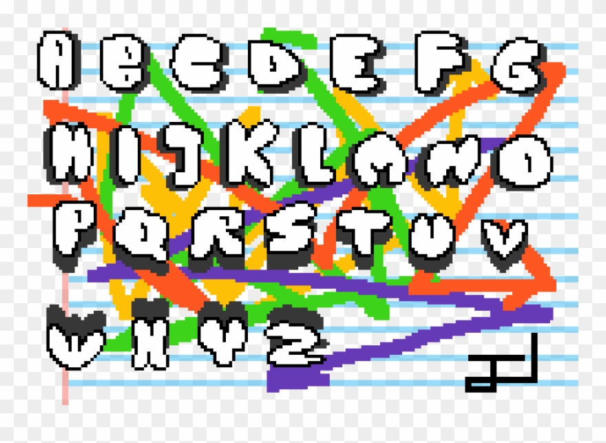 Graffiti Letters - Cartoon Clipart