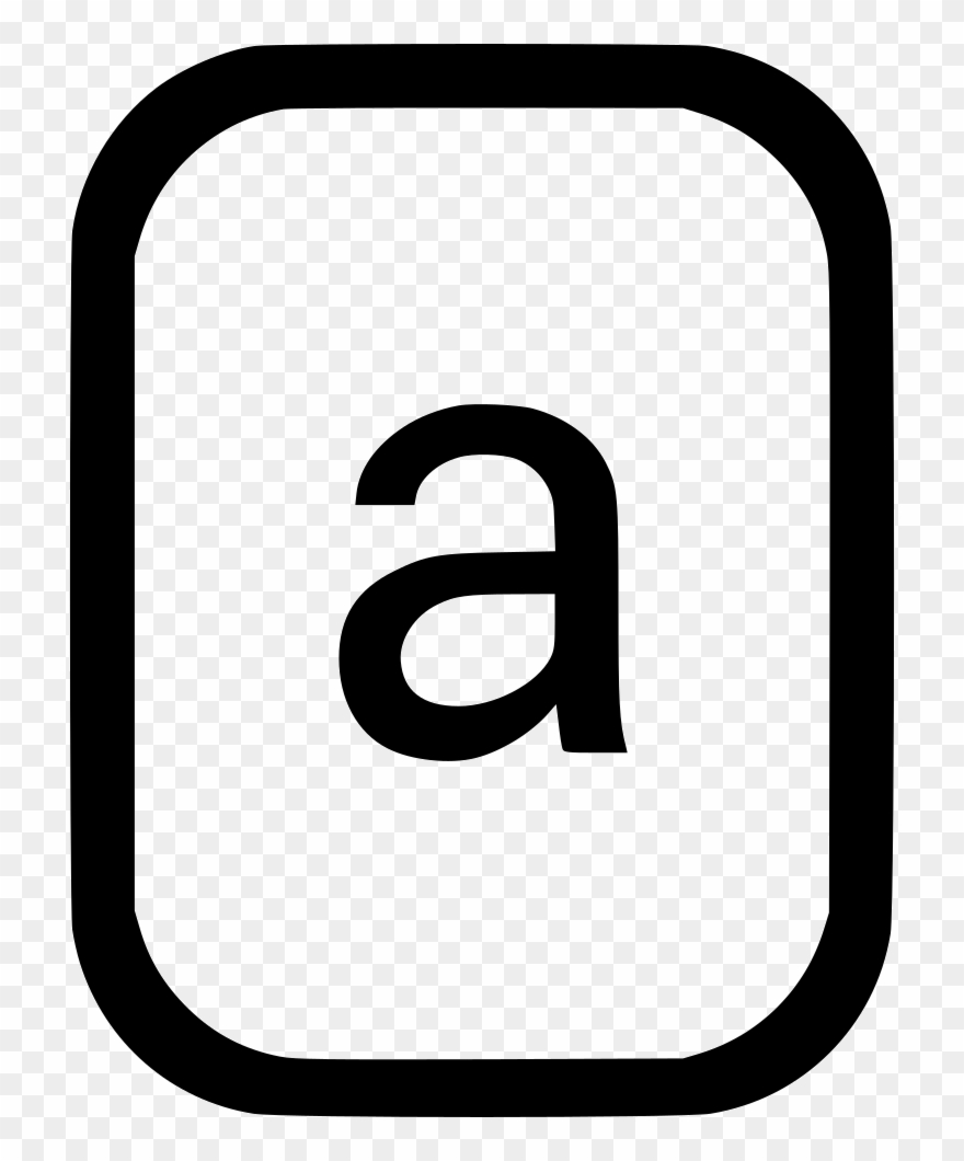 Graphic Library Lowcase Letter A Latin Svg Png Icon - Number 5 Icon Png Clipart