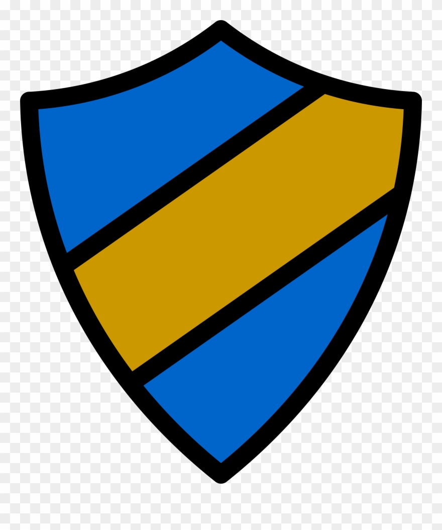 Emblem Icon Dark Blue-gold Clipart