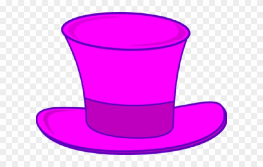 Top Hat Clipart Colorful Hat - Purple Top Hat Clipart - Png Download