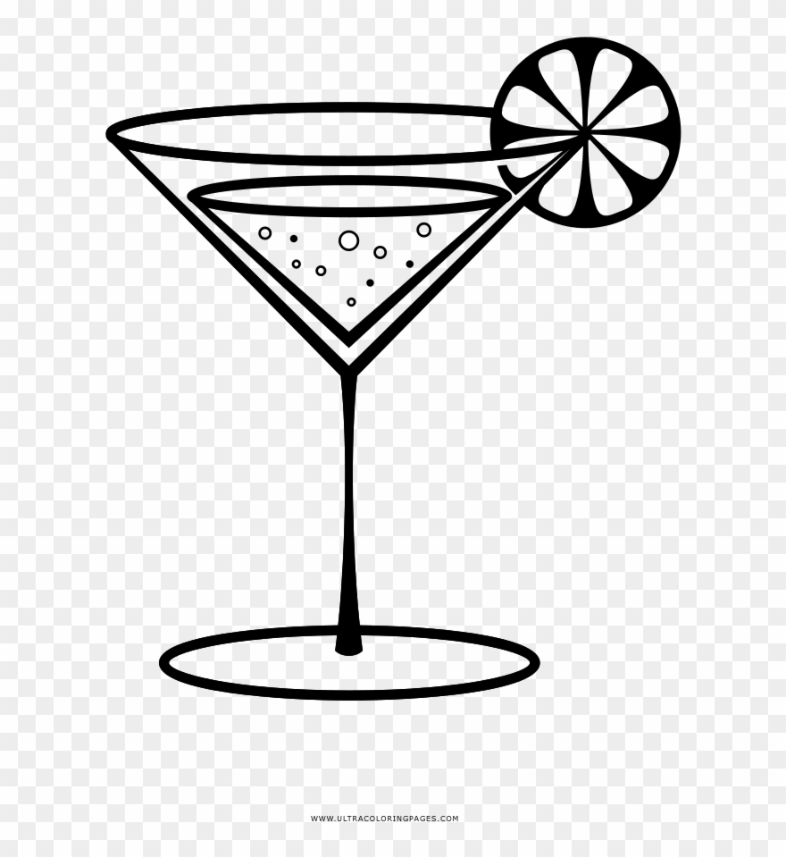 Cocktail Garnish Martini - Cocktail Clipart