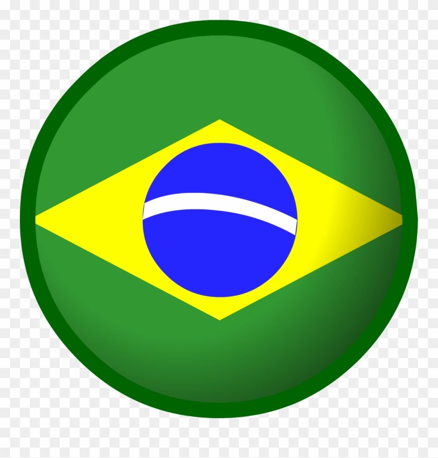 Brazil Flag Clipart Png - Brazil Flag Logo Png Transparent Png