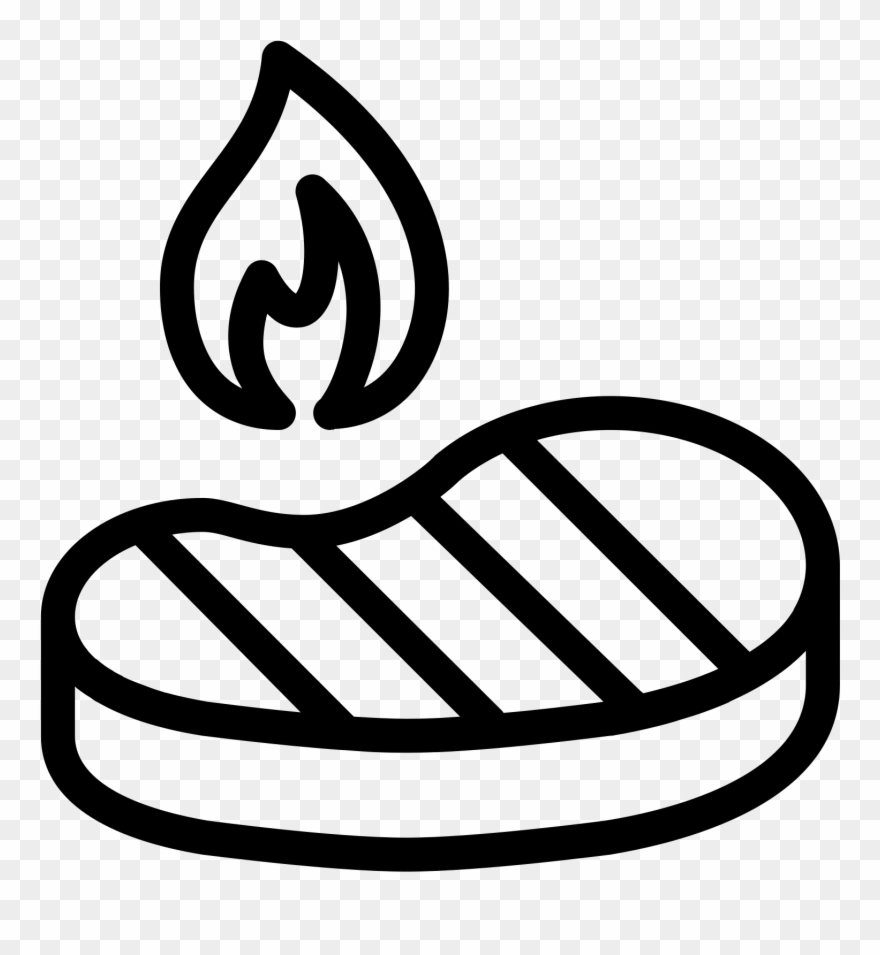 Steak Very Hot Icon - Beef Icon Clipart