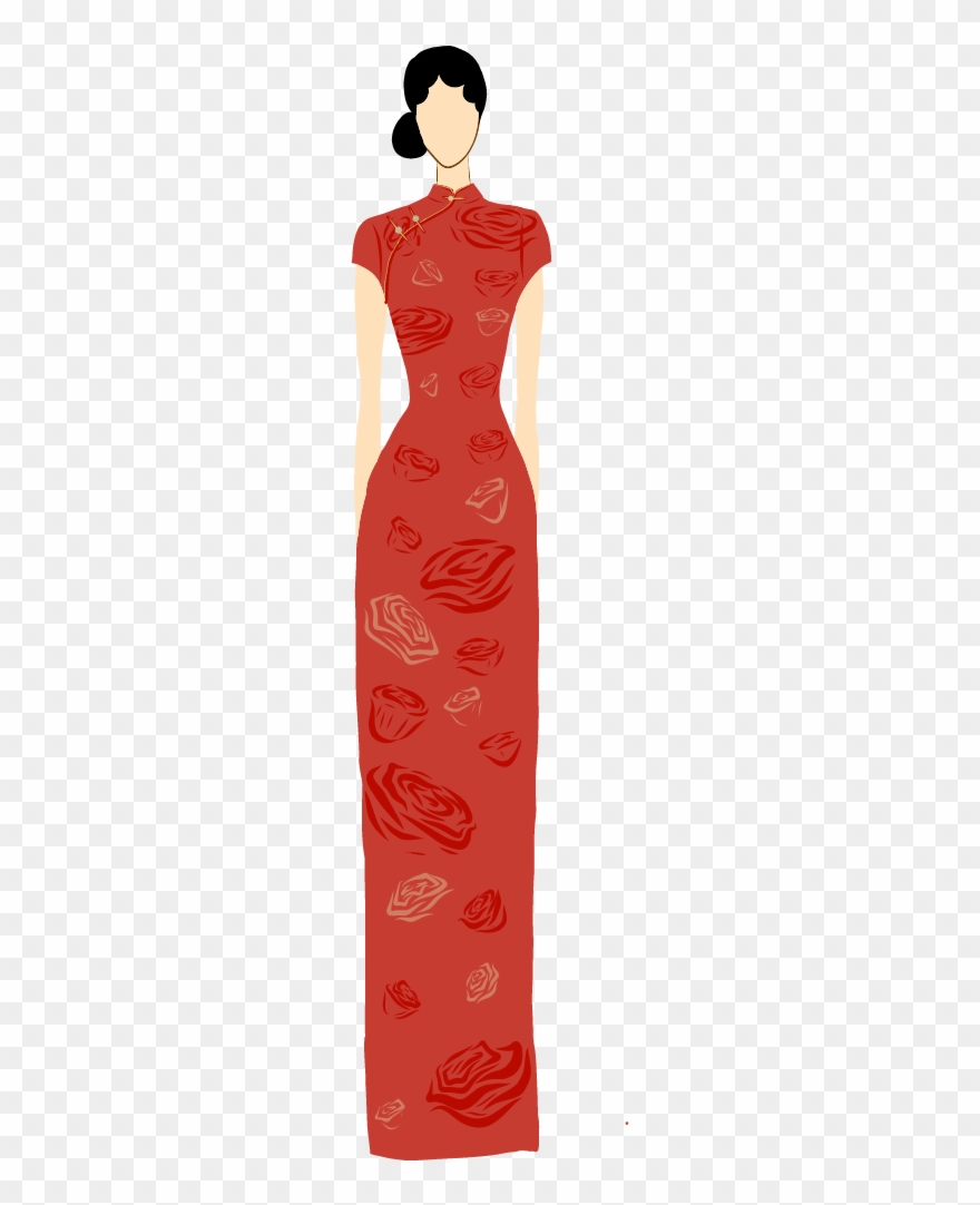 One Of The Most Popular Tunics Worn By Women In China Clipart