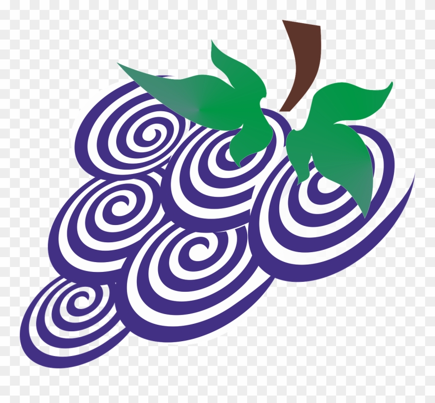Grapes A Bunch Of Purple Berry Png Image - Grape Clipart