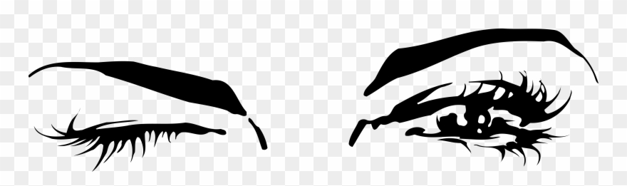 Full Size Of Decal Clip Art Corp Painting Inpirations - Stcf Beautiful Woman Face Winks Sexy Lips Girl Rubber - Png Download