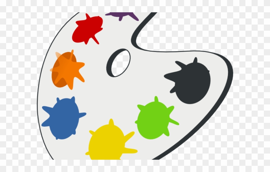 Palette Clipart Vector Paint - Paleta De Cores Aquarela - Png Download