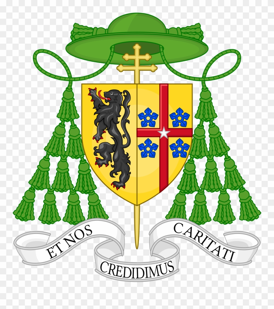Arms Of Archbishop Marcel-françois Lefebvre, C - Coat Of Arms Cardinal Wuerl Clipart