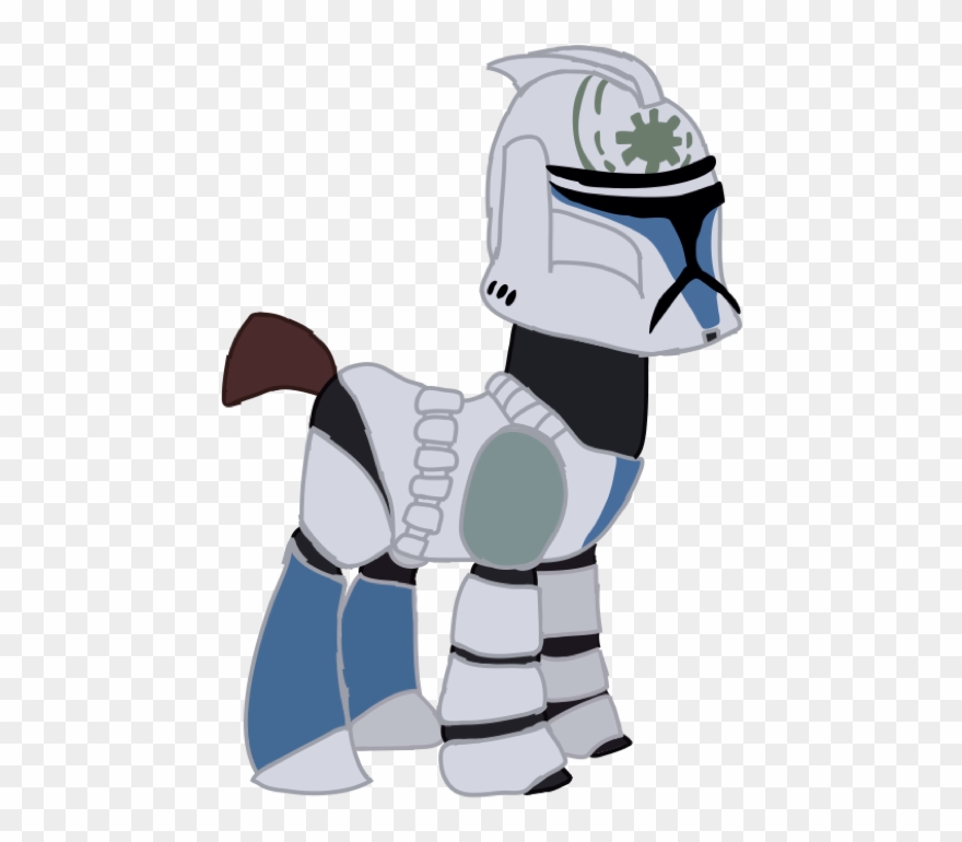 Jesse From Star Wars The Clone Wars In Mlp By Ripped-ntripps - Star Wars Clone Trooper My Little Pony Clipart