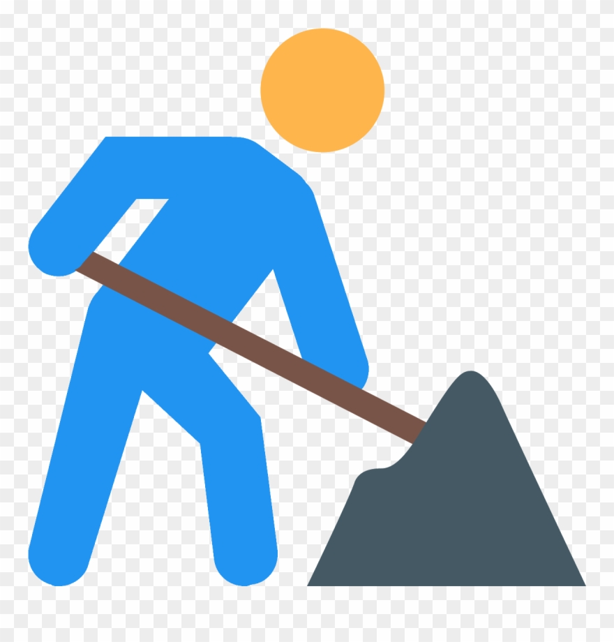 This Is A Picture Of A Person Leaning Over To The Right, - Construction Png Icon Clipart